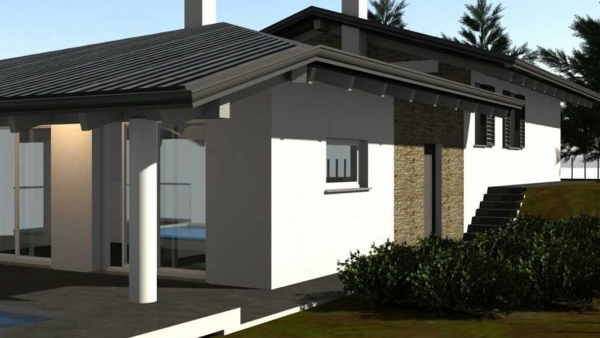 Realizzazione Casa in Legno a Carugo in Provincia di Como di 138 mq